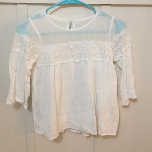 Kids white blouse.